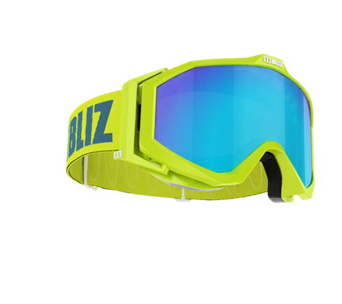Edge Lime Green with Blue Multi