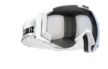 Carver Goggle - White w mirror lens