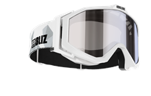 Edge Goggles - White w mirror lens