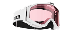 Edge Goggles - White w contrast lens