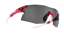 Tempo sports glasses - Red w silver mirror